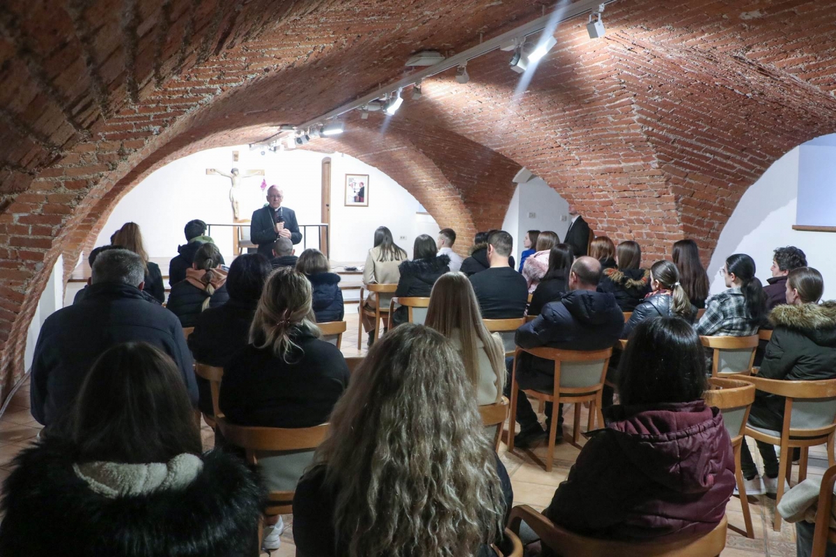 Korizmeni susret biskupa Škvorčevića sa stipendistima