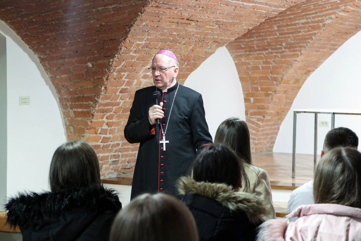 Korizmeni susret biskupa Škvorčevića sa stipendistima