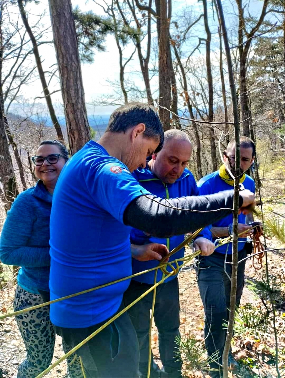 Planinari HPD Gojzerica Požega sudjelovali na vježbi vodiča u Lapjaku