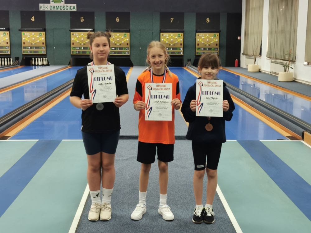 Lucija Mirković (KK Nove nade) prvakinja Hrvatske u kuglanju u kategoriji djevojčica do 11 godina starosti