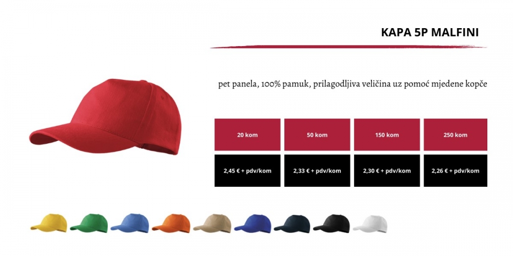 IDEALNA PRILIKA ZA MATURANTE: U Pismoreklamu traje akcija na kape i polo majice s tiskom