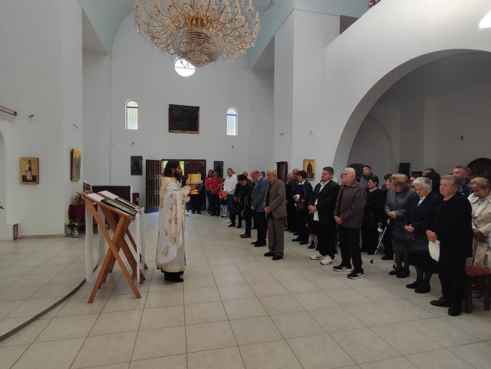 Proslava Đurđevdana u pravoslavnom hramu sv. Georgija u Požegi