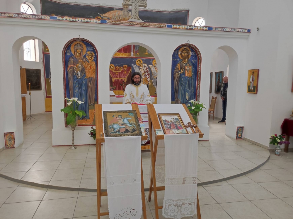 Proslava Đurđevdana u pravoslavnom hramu sv. Georgija u Požegi