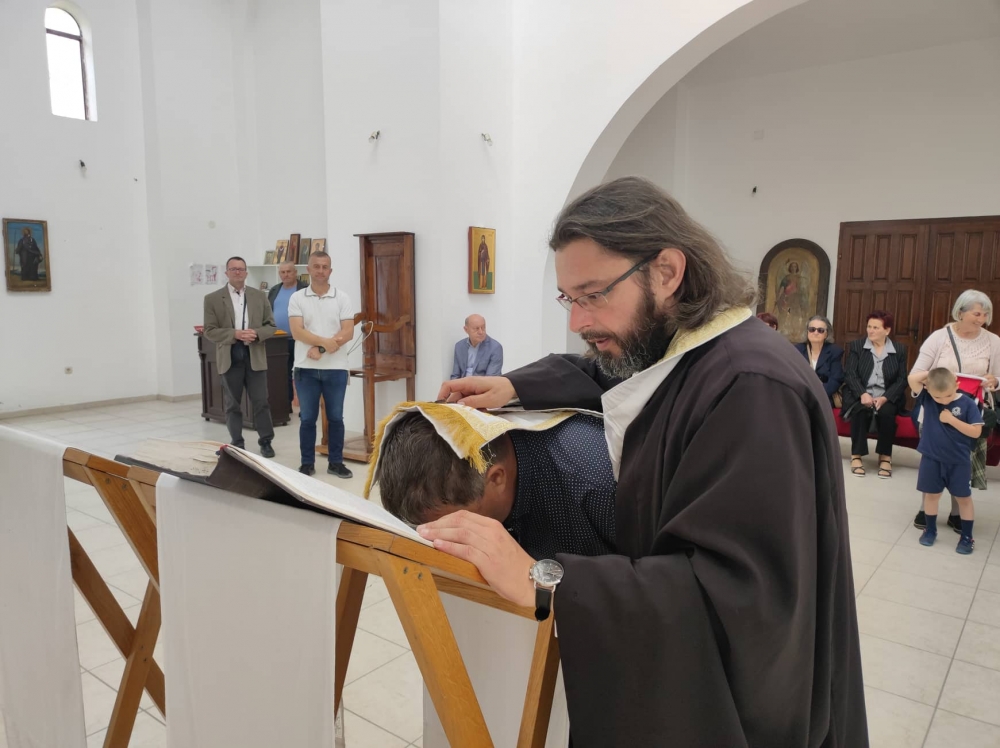 Proslava Đurđevdana u pravoslavnom hramu sv. Georgija u Požegi
