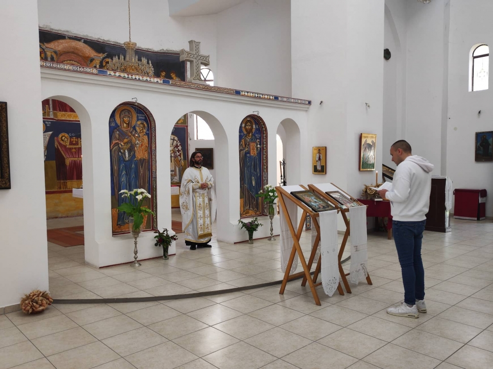 Proslava Đurđevdana u pravoslavnom hramu sv. Georgija u Požegi