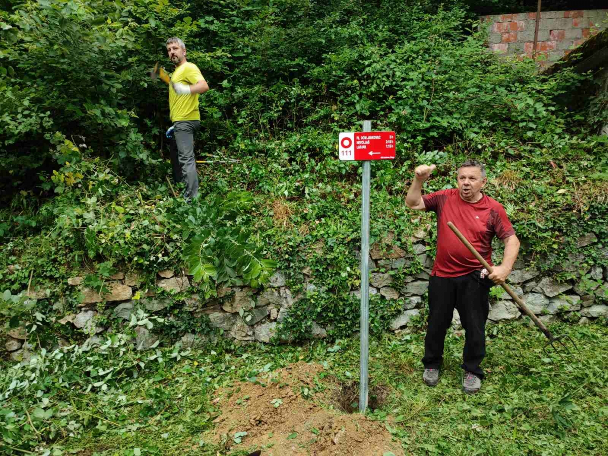 Radna akcija vrijednih članova HPD ’Sokolovac’ za kraj planinarske sezone