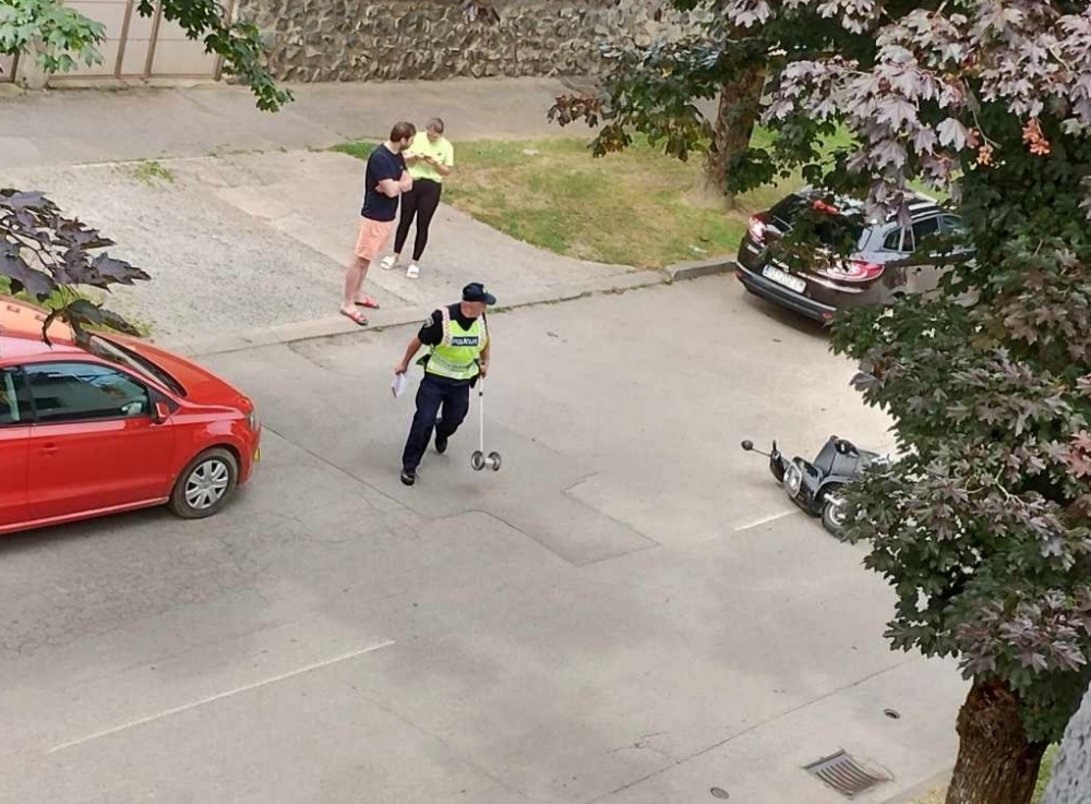 U jučerašnjoj prometnoj lakše ozlijeđen 43-godišnji vozač mopeda