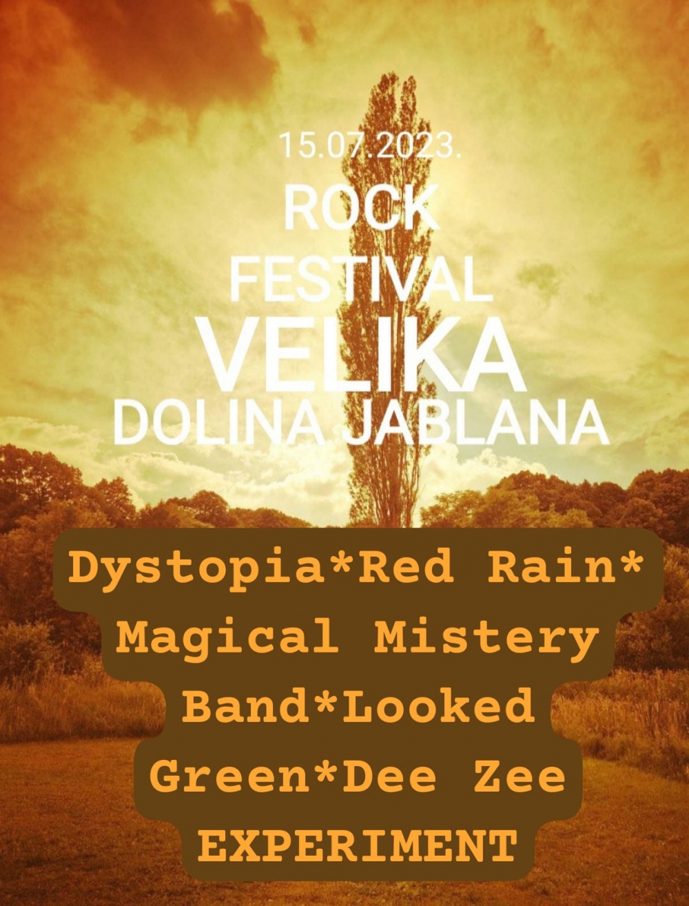 PRAVA GLAZBENA POSLASTICA: Rock festival u Velikoj