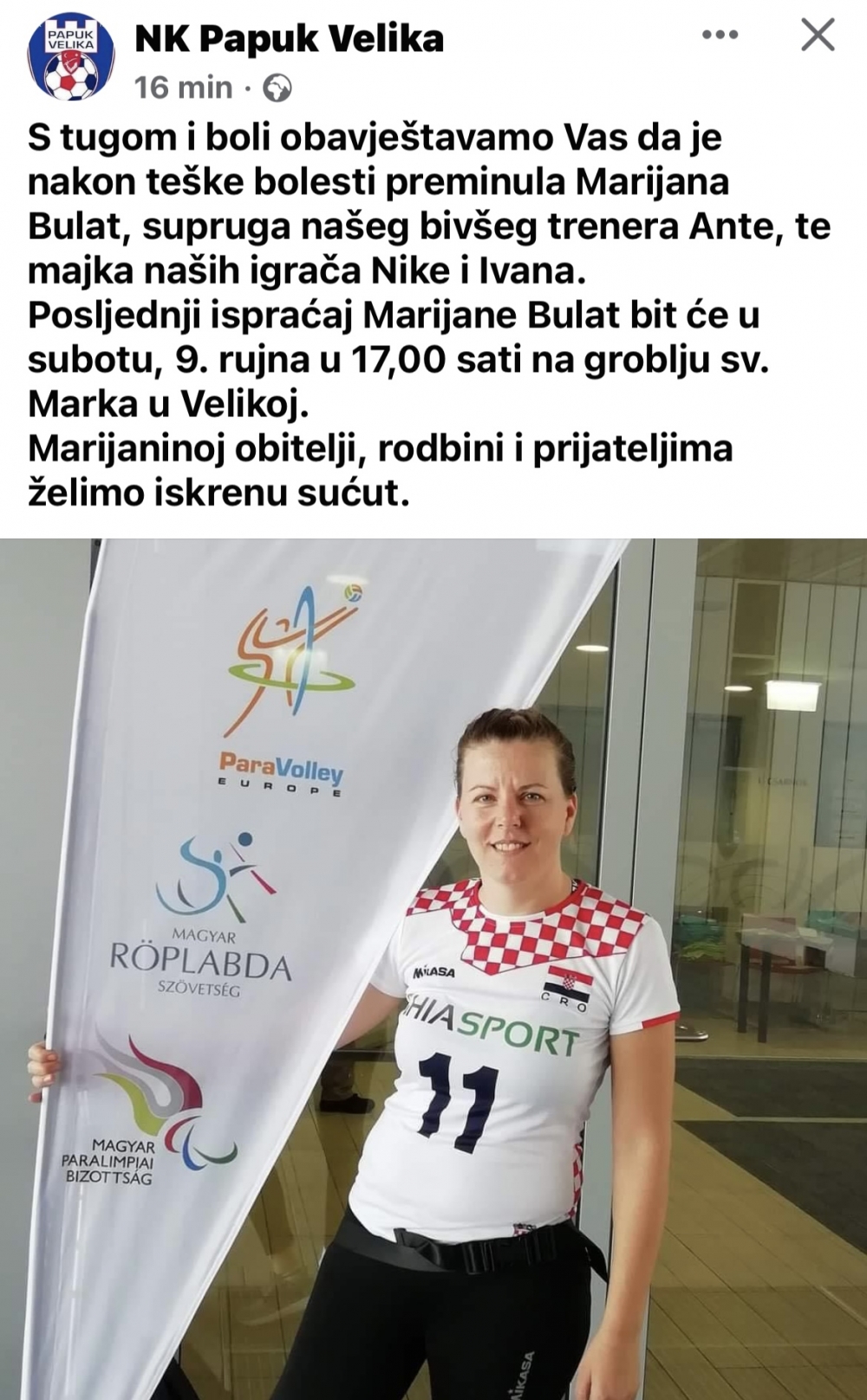 Nakon borbe s teškom bolešću preminula Veličanka Marijana Bulat, općinska vijećnica
