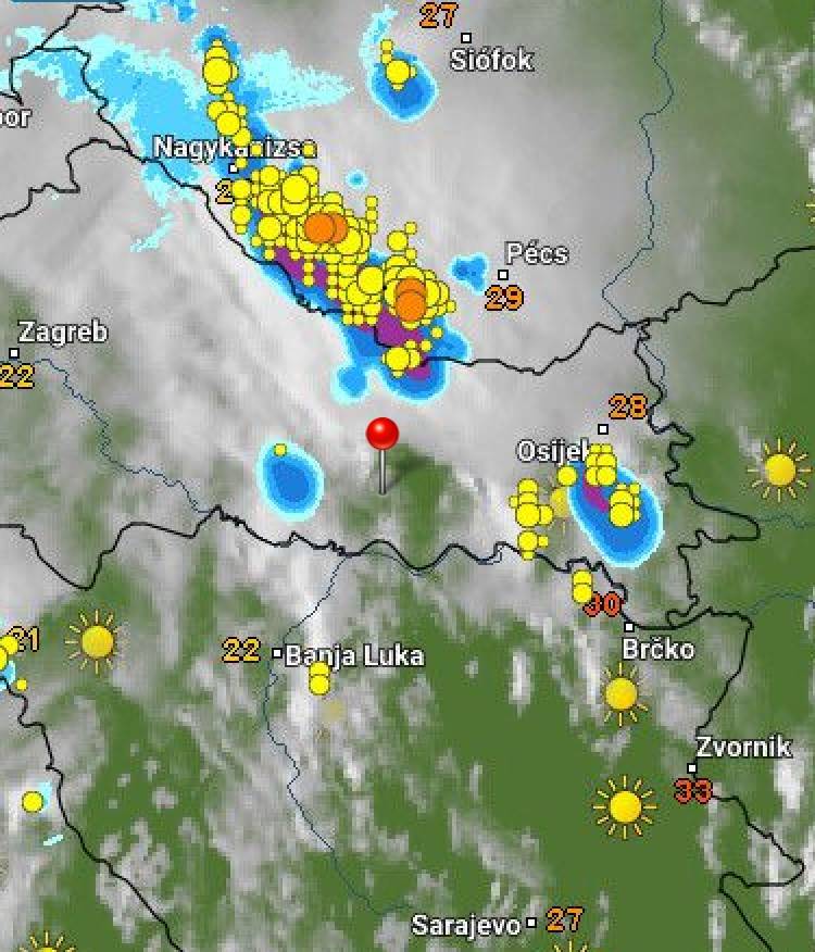 Za koncert oblačno, ali suho. Grašo, dobro nam došao!