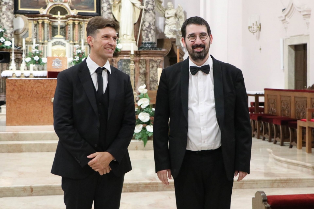 Koncert Pavla Mašića i Tomislava Žužaka u požeškoj Katedrali