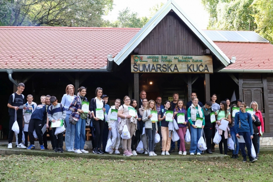Na Sovskom jezeru promovirani mladi čuvari prirode Požeško-slavonske županije