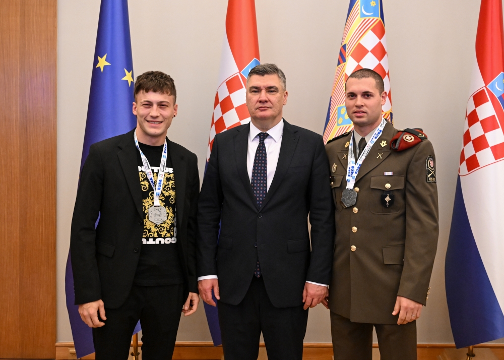 Babić i Gucić iz KBK Borca Požega primljeni kod predsjednika RH Zorana Milanovića