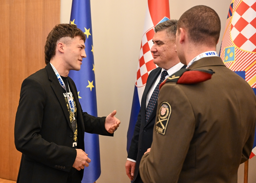 Babić i Gucić iz KBK Borca Požega primljeni kod predsjednika RH Zorana Milanovića