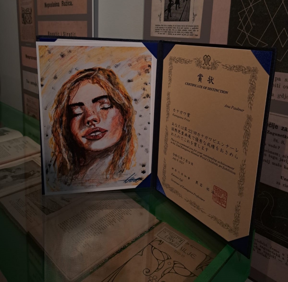 Požeška gimnazijalka Ana Paukner dobila međunarodnu nagradu za umjetnost