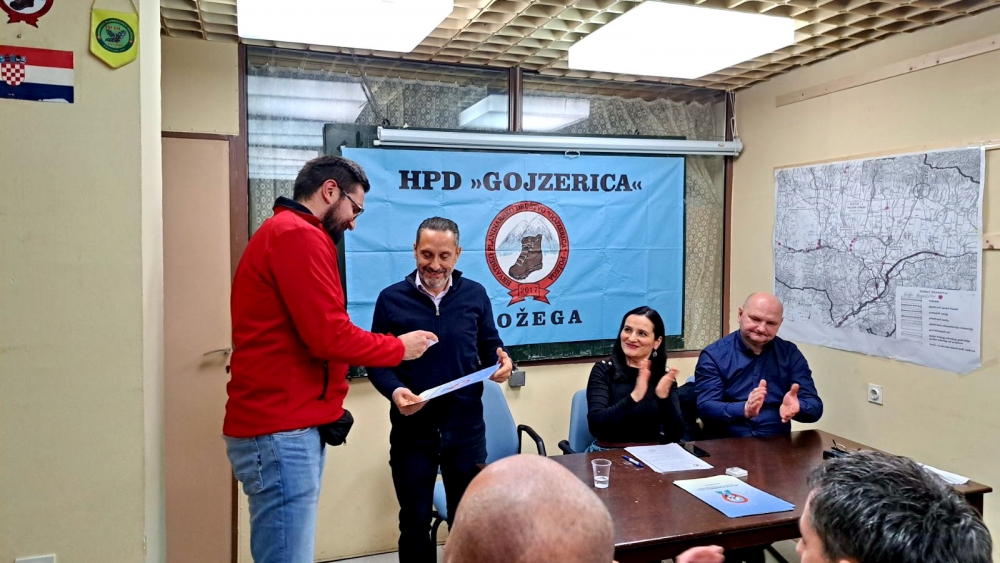 Godišnja skupština HPD Gojzerica Požega, dodijeljenje nagrade udrugama i članovima 