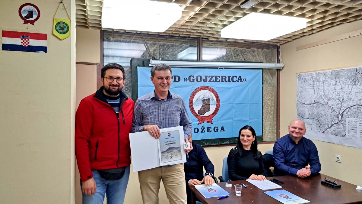 Godišnja skupština HPD Gojzerica Požega, dodijeljenje nagrade udrugama i članovima 