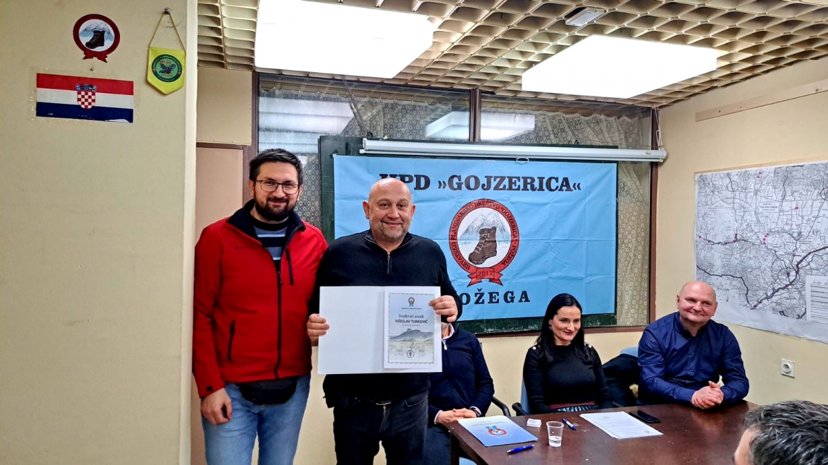 Godišnja skupština HPD Gojzerica Požega, dodijeljenje nagrade udrugama i članovima 