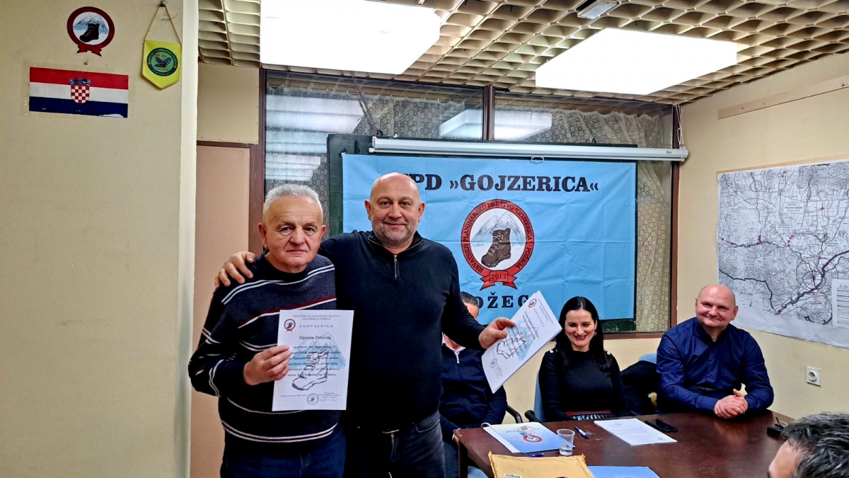 Godišnja skupština HPD Gojzerica Požega, dodijeljenje nagrade udrugama i članovima 