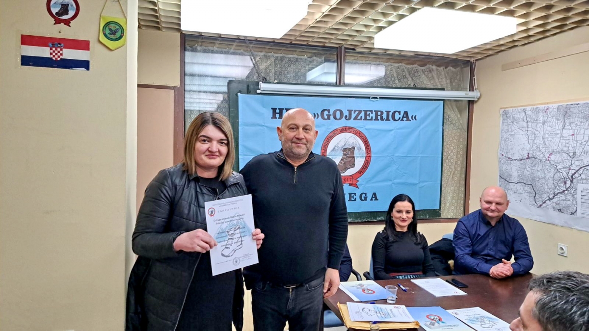 Godišnja skupština HPD Gojzerica Požega, dodijeljenje nagrade udrugama i članovima 