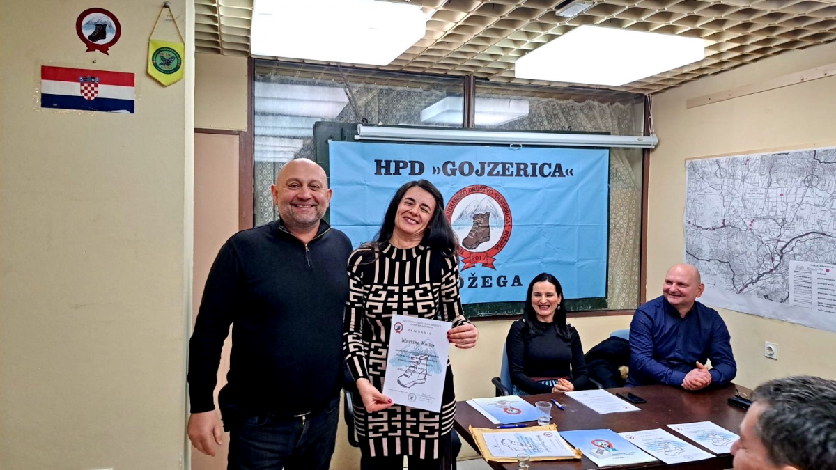 Godišnja skupština HPD Gojzerica Požega, dodijeljenje nagrade udrugama i članovima 