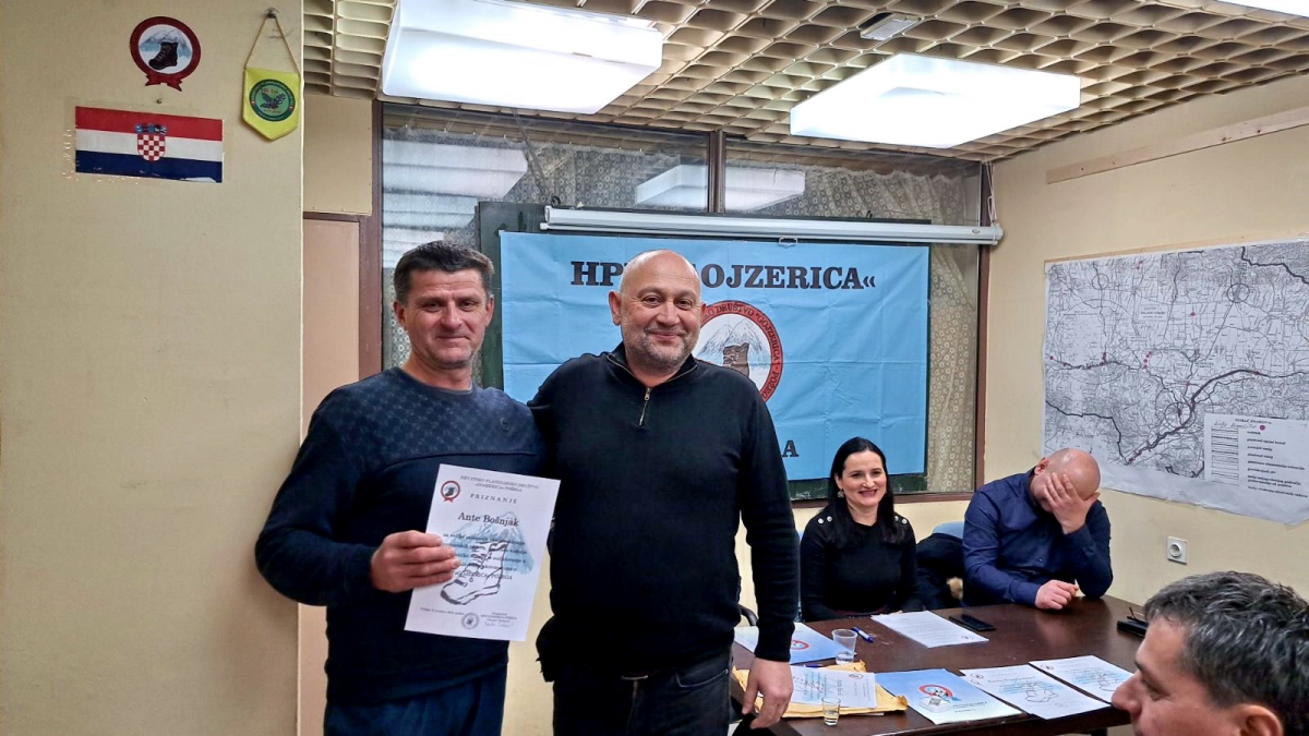 Godišnja skupština HPD Gojzerica Požega, dodijeljenje nagrade udrugama i članovima 
