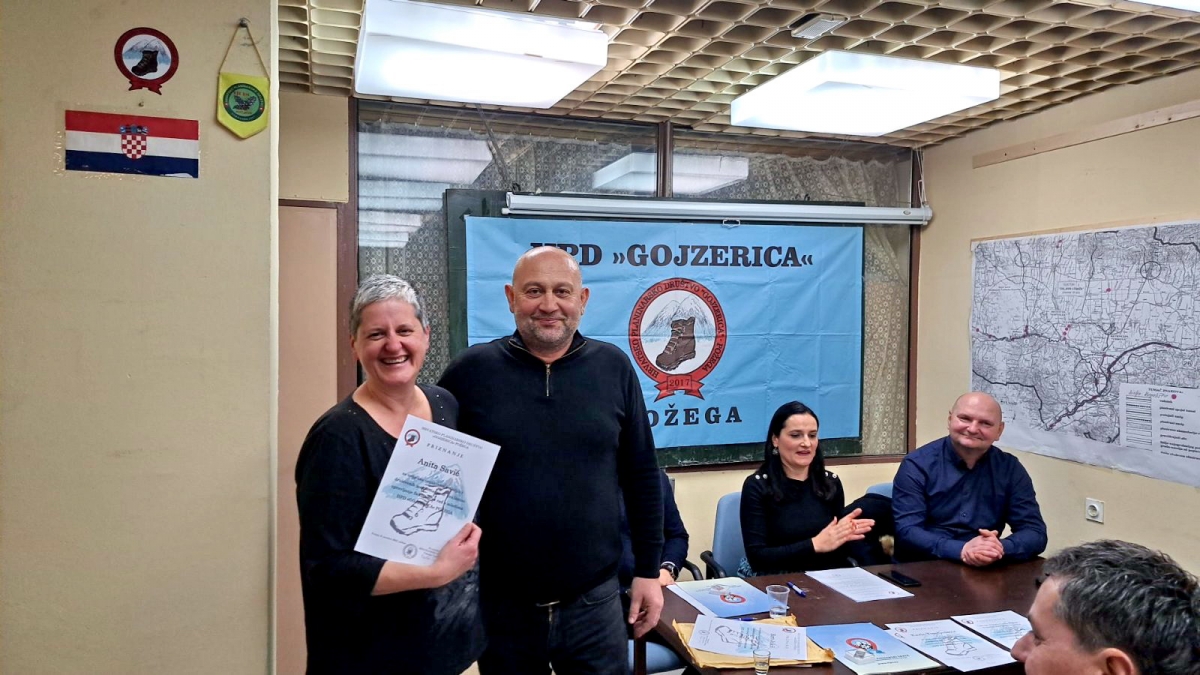 Godišnja skupština HPD Gojzerica Požega, dodijeljenje nagrade udrugama i članovima 