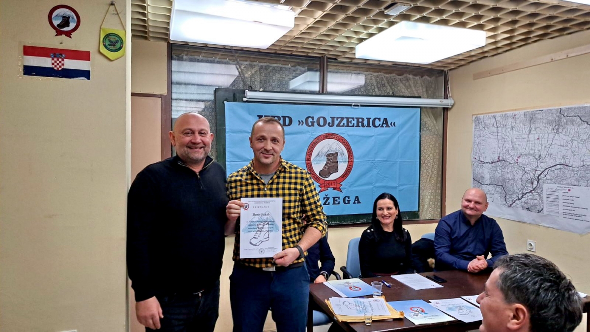 Godišnja skupština HPD Gojzerica Požega, dodijeljenje nagrade udrugama i članovima 