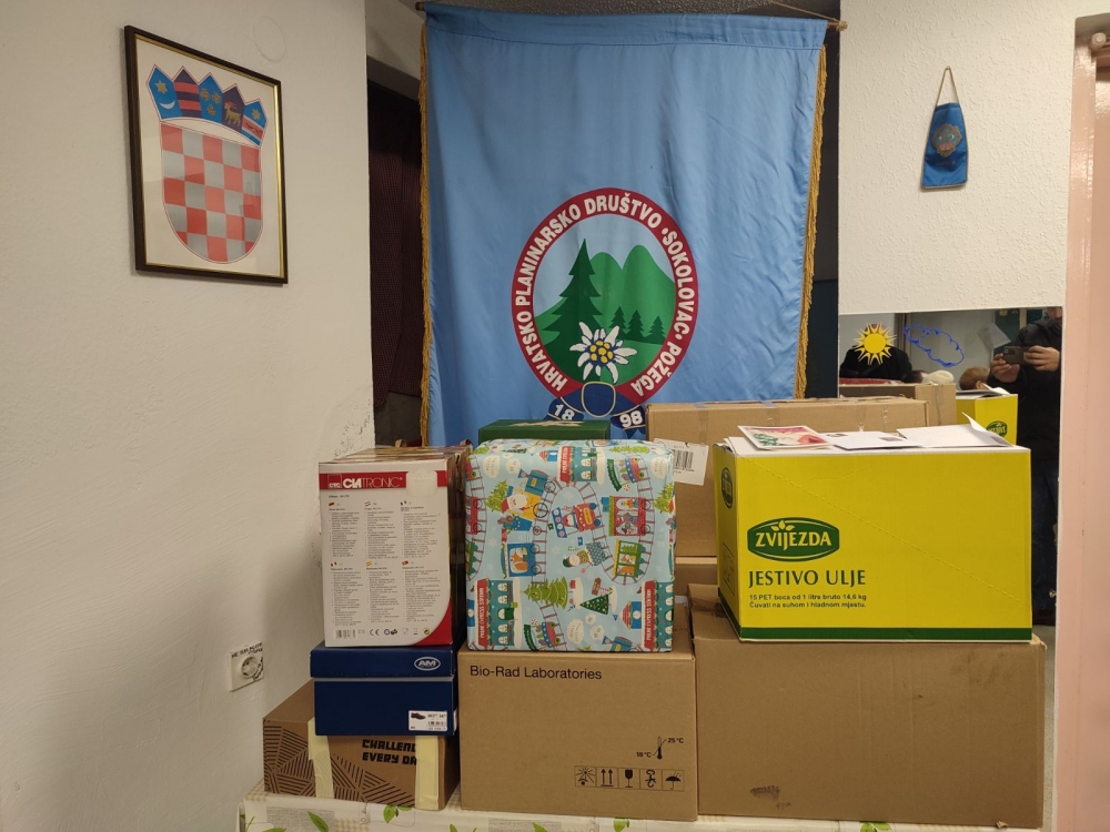 Veliko srce članova HPD ’Sokolovac’ Požega u humanitarnoj akciji