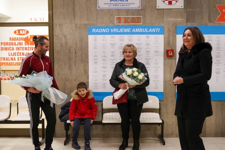 Aron Kaurić je prva požeška beba rođena u 2024.godini