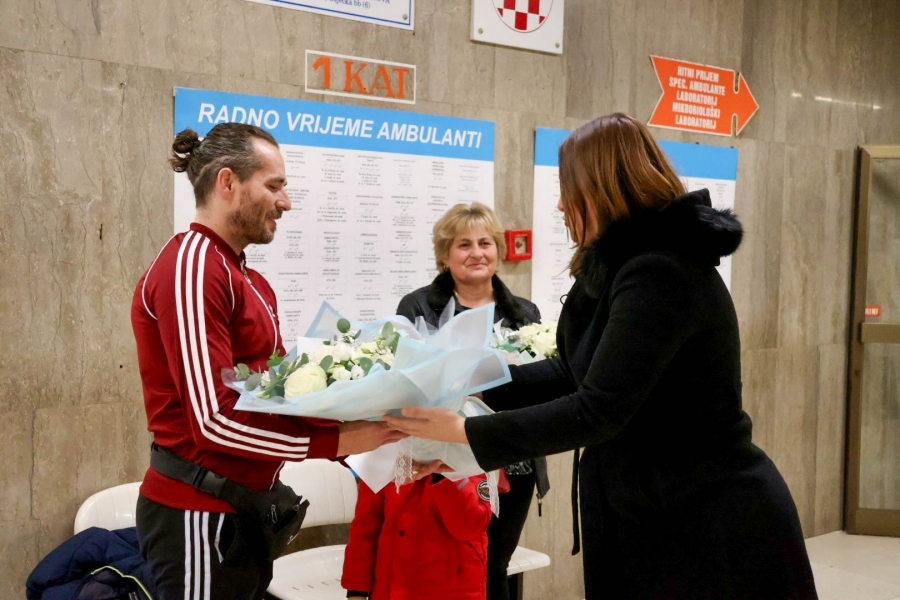 Aron Kaurić je prva požeška beba rođena u 2024.godini