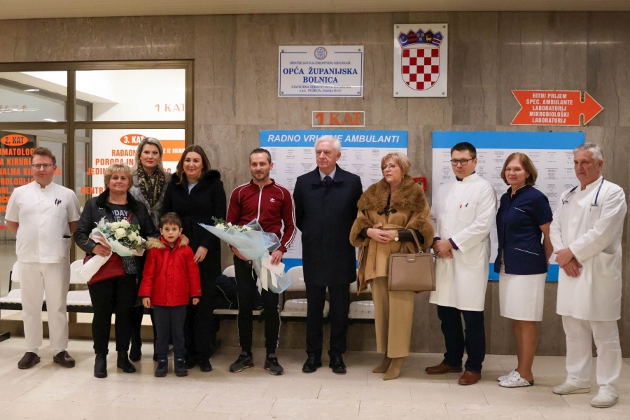 Aron Kaurić je prva požeška beba rođena u 2024.godini