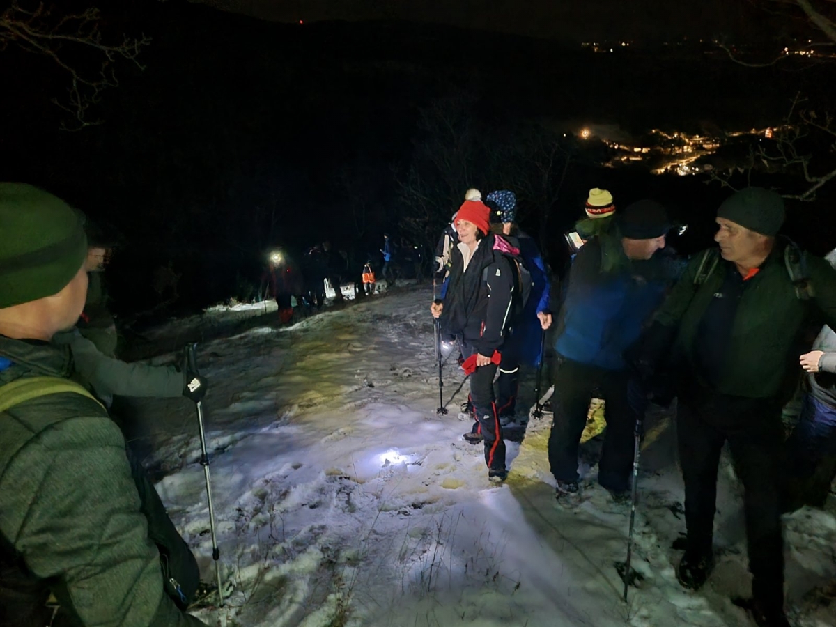 FOTO: HPD Gojzerica - Noćni izlet na Mališćak 