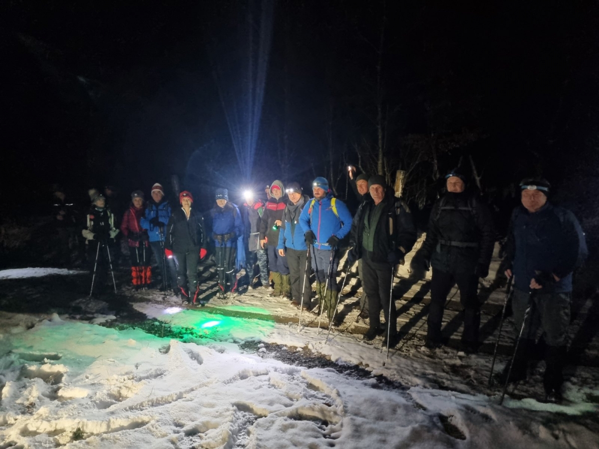 FOTO: HPD Gojzerica - Noćni izlet na Mališćak 