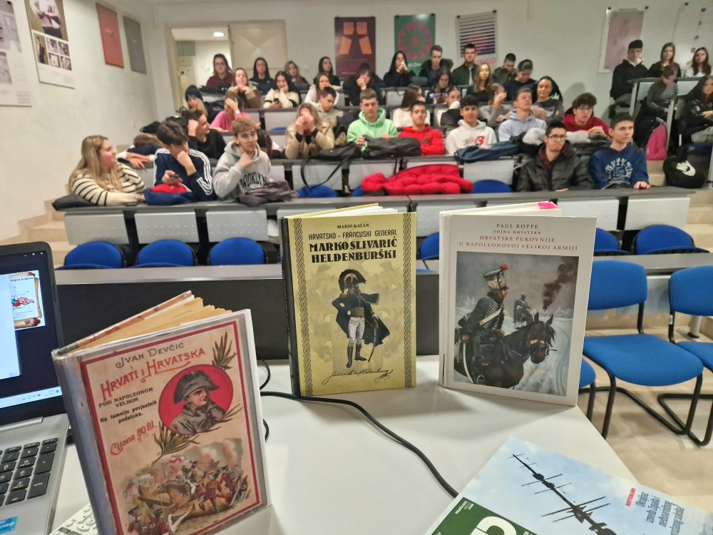 U požeškoj Gimnaziji održano predavanje o Marku Slivariću pl. Heldenburškom 