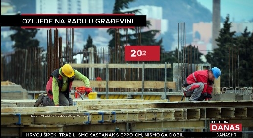 Bauštela je posao na kojem se događa najveći broj nesreća