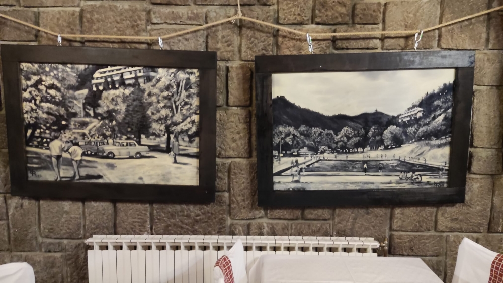 Velički bazeni osvanuli na slikarskom platnu