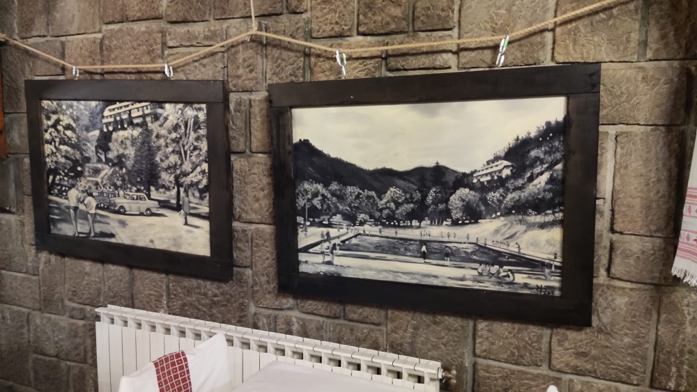 Velički bazeni osvanuli na slikarskom platnu