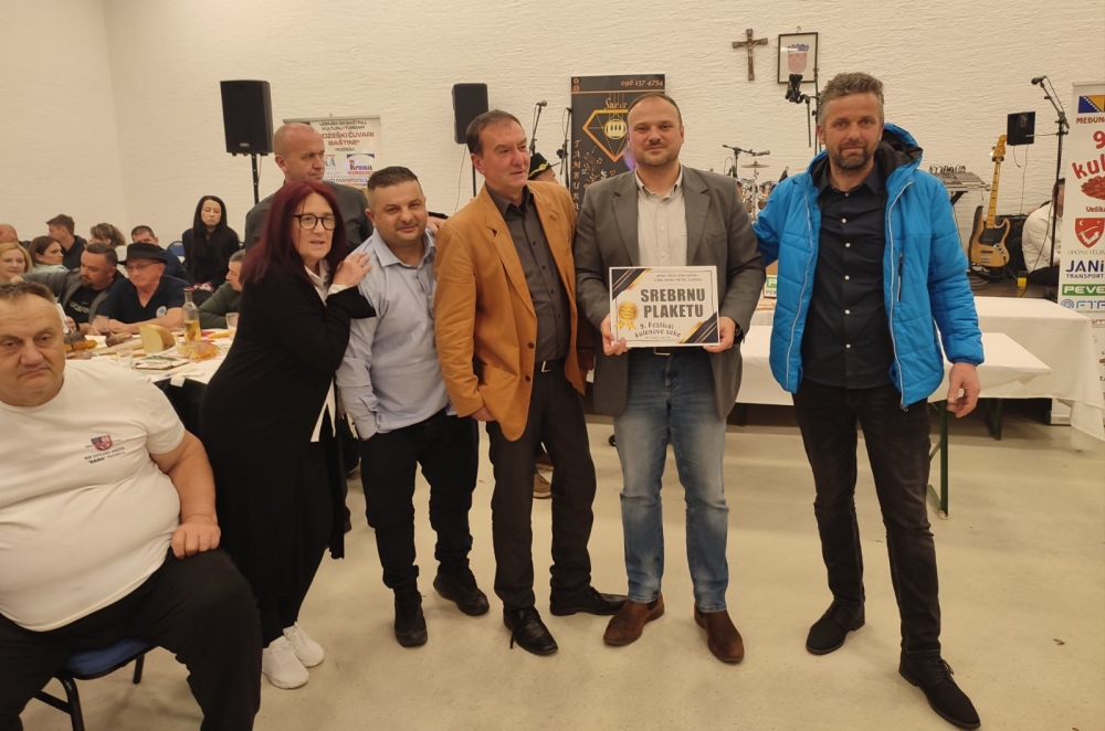 Srebrna medalja članovima HPD ’Sokolovac’ Požega na 9. Festivalu kulenove seke