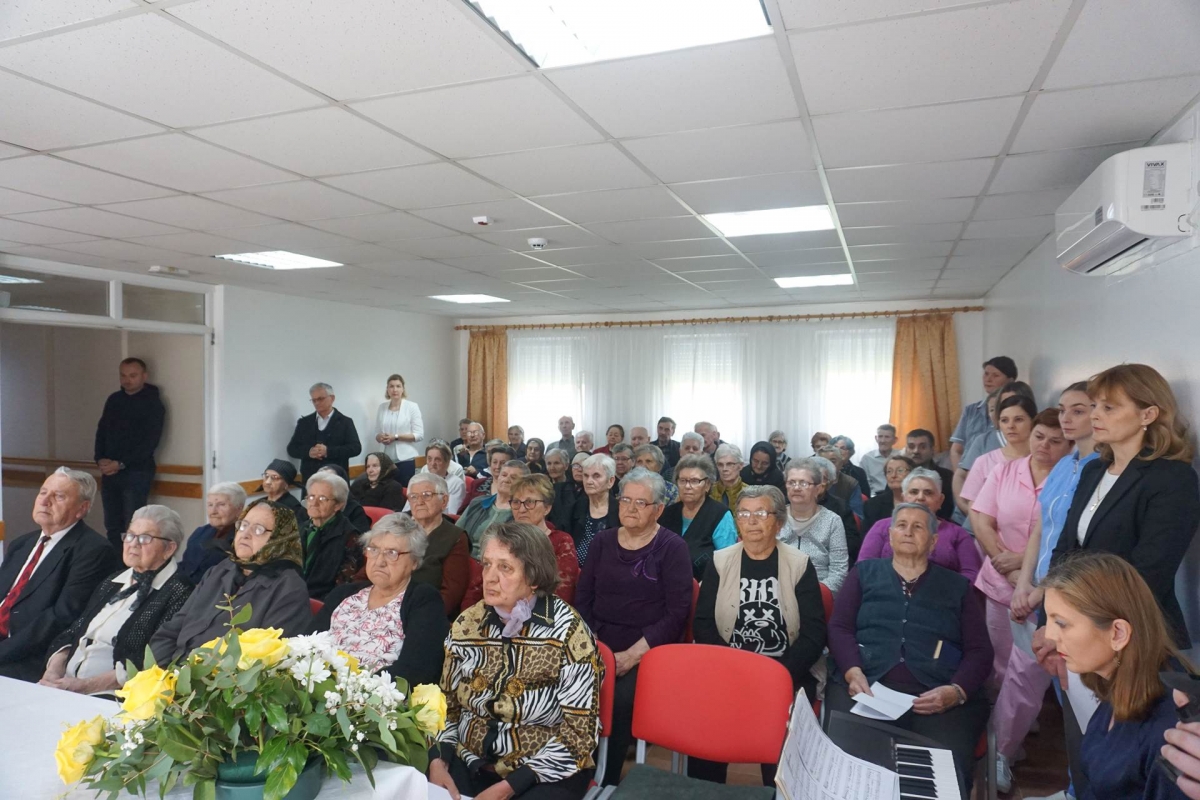 Misa na Uskrsni ponedjeljak u Domu za starije i nemoćne u Velikoj