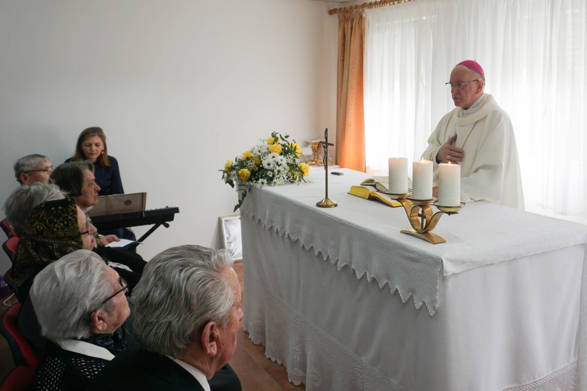 Misa na Uskrsni ponedjeljak u Domu za starije i nemoćne u Velikoj