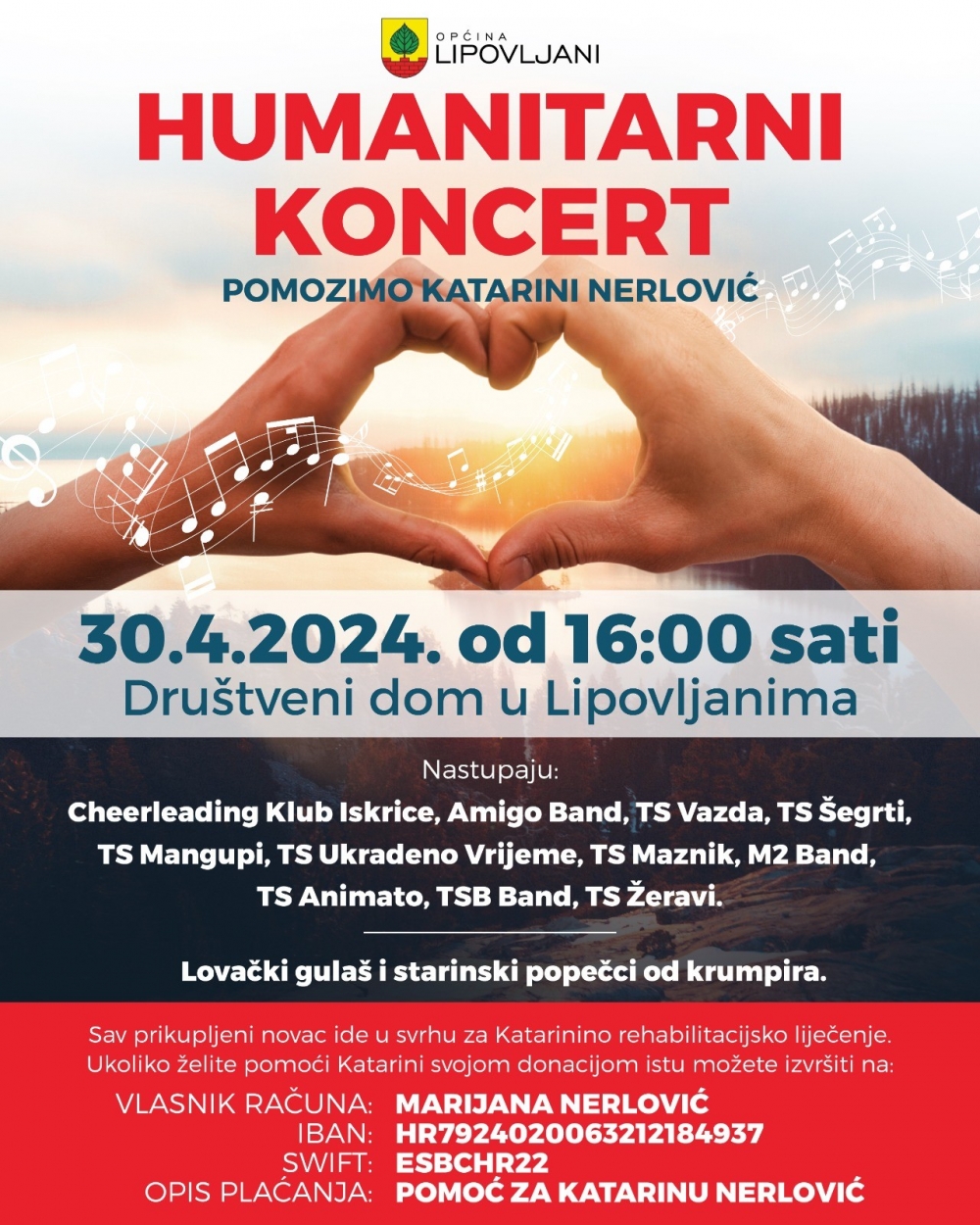 Čak desetak bendova na Humanitarnom koncertu za teško stradalu Katarinu