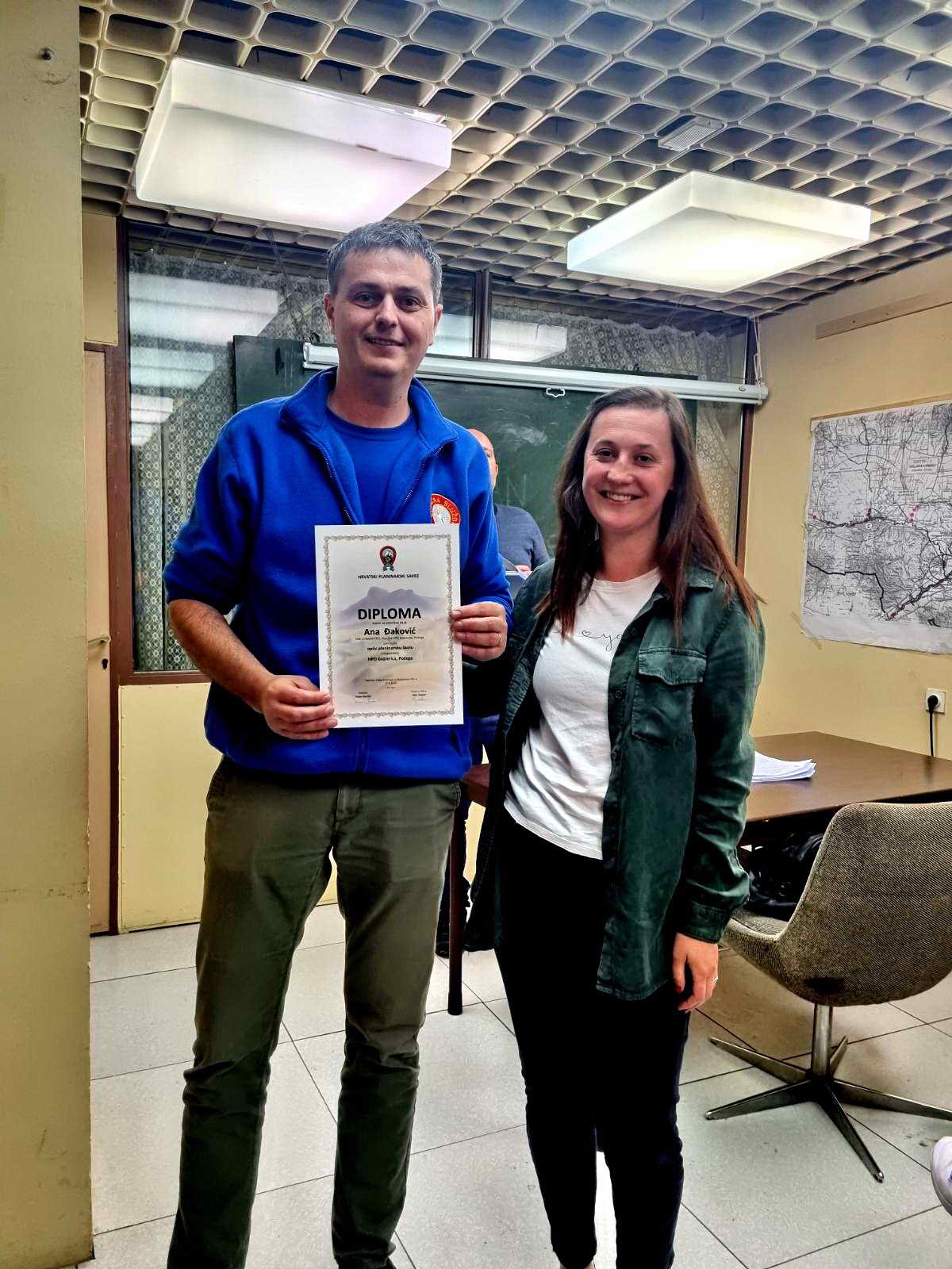 Završila 6. Opća planinarska škola u HPD Gojzerica Požega