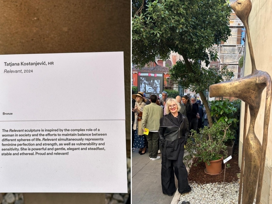 Skulptura Tatjane Kostanjević na Venecijanskom bijenalu