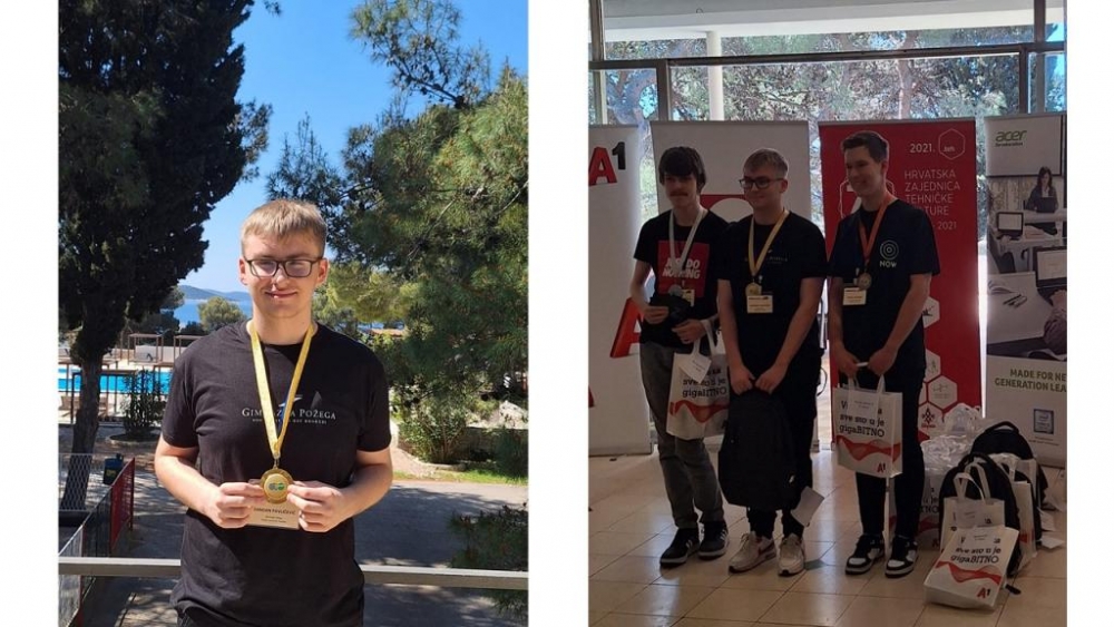 Informatičari požeške Gimnazije ostvarili zapažene rezultate na natjecanju u Vodicama
