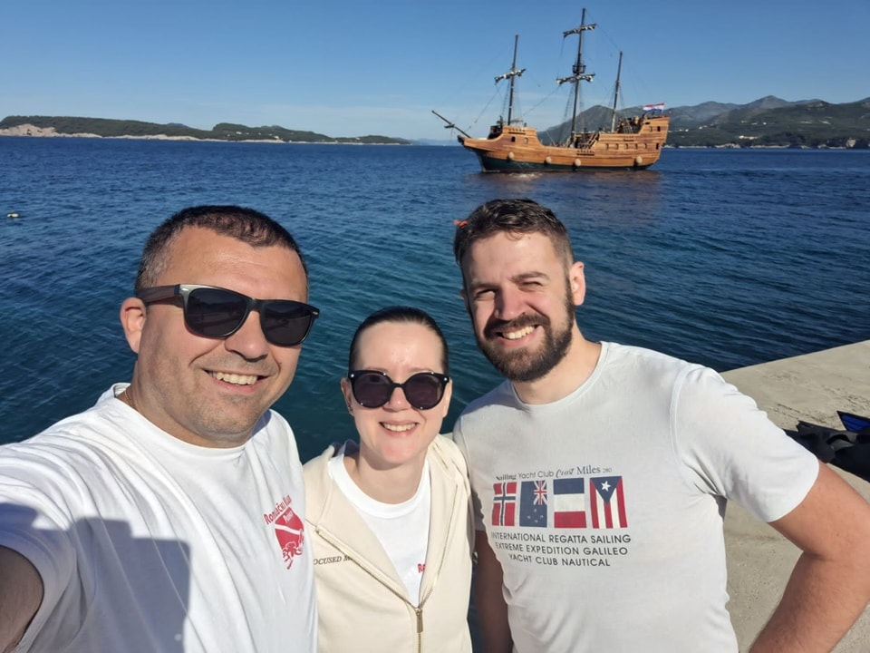 Članovi Ronilačkog kluba Požega na eko akciji u Dubrovniku