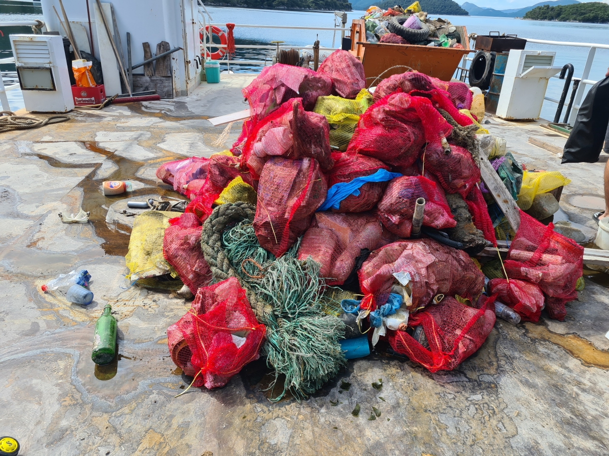 Članovi Ronilačkog kluba Požega na eko akciji u Dubrovniku