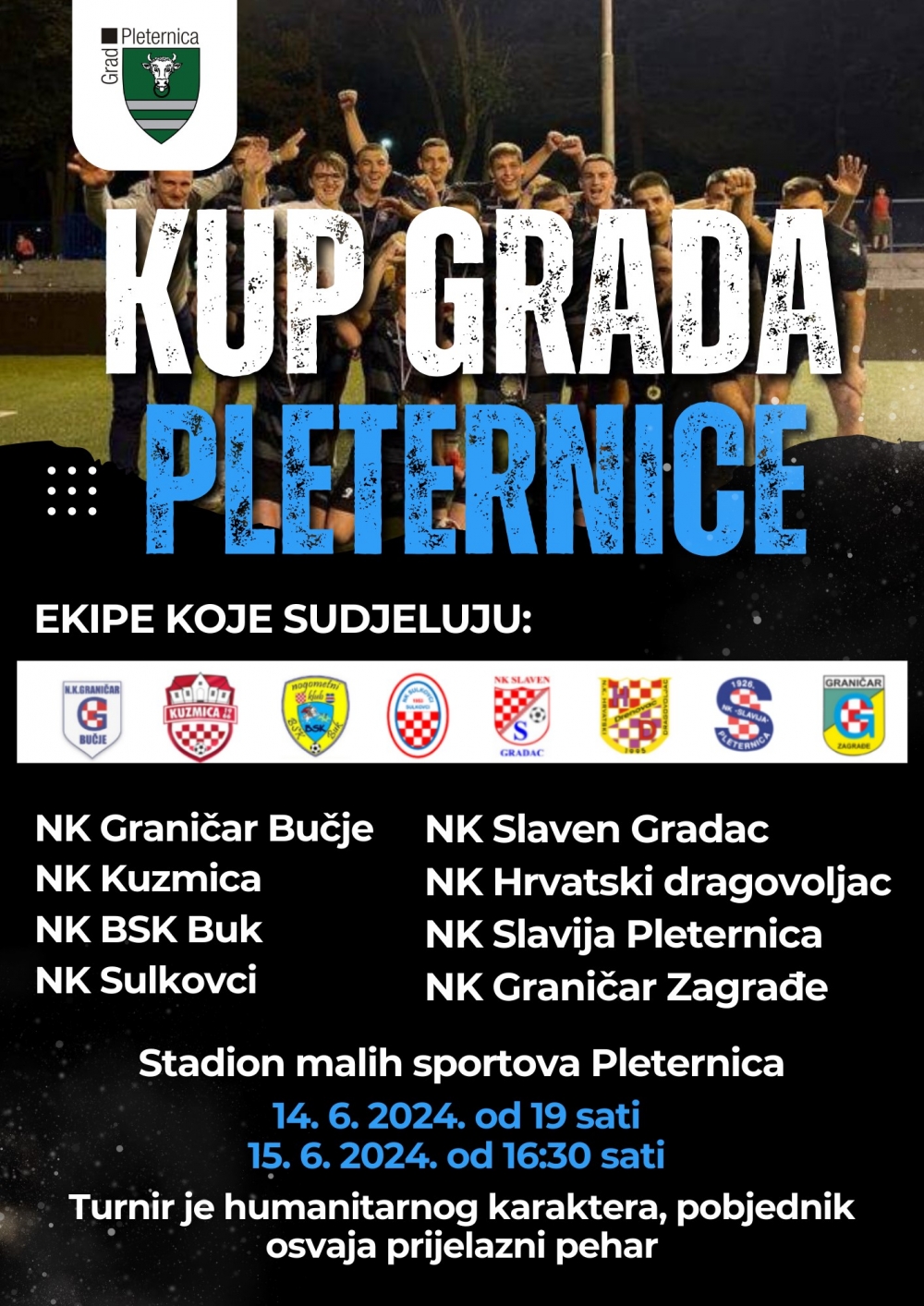 U Pleternici ovaj vikend pregršt događanja: Turnir, Fišijada, Lidas i organizirano gledanje utakmice