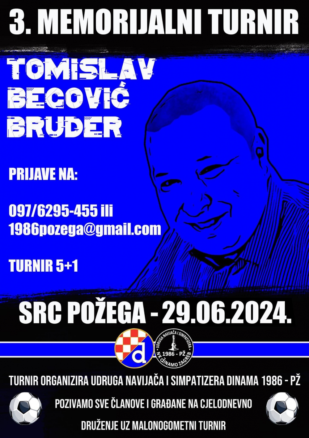 3. Memorijalni malonogometni turnir “Tomislav Begović Bruder” održat će se u subotu, 29.06.2024.