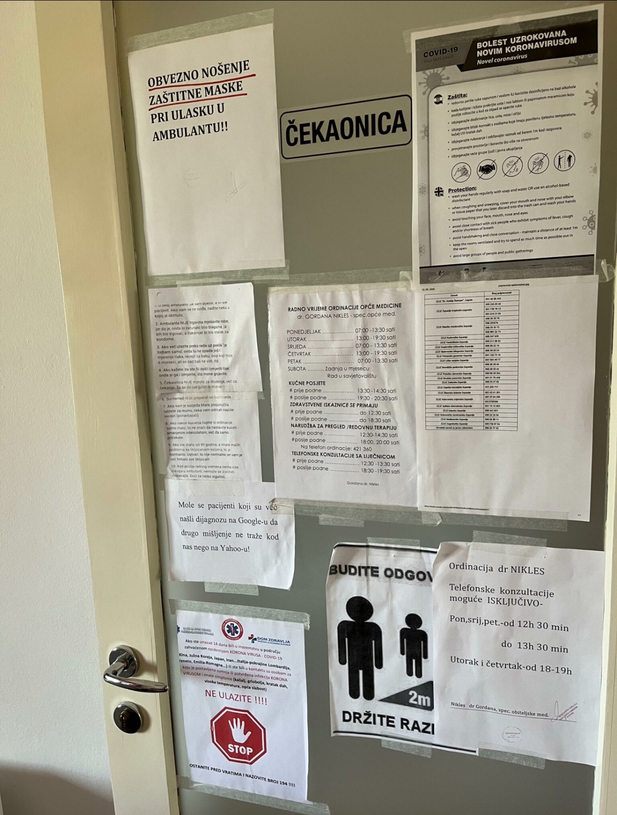 U Domu zdravlja u Lipiku zalijepili bezobrazne ‘doktorske zapovijedi’. Pacijenti pozvali Dragu Hedla, a onda je nastao show